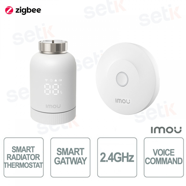 Kit avec centrale d'alarme et vanne thermostatique - Imou