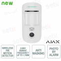 Ajax Superior MotionCam AM (PhOD) Jeweller White – Wireless Anti-Masking PIR Detector with HD Photo and Jeweller Communication