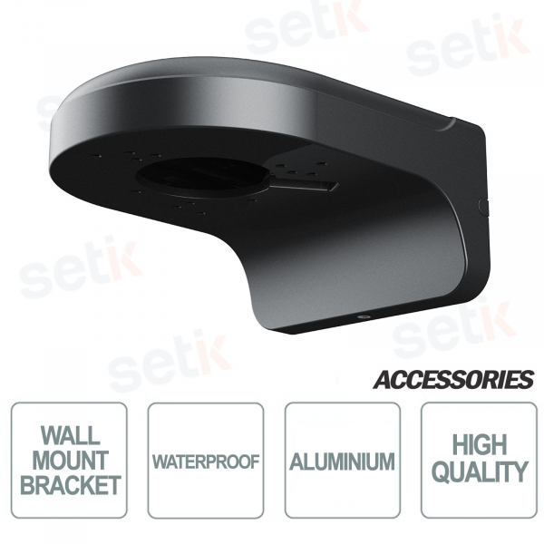 Dahua Black Aluminum Wall Bracket for Outdoor Cameras