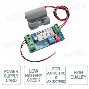 Batterie faible et carte de contrôle - Optex