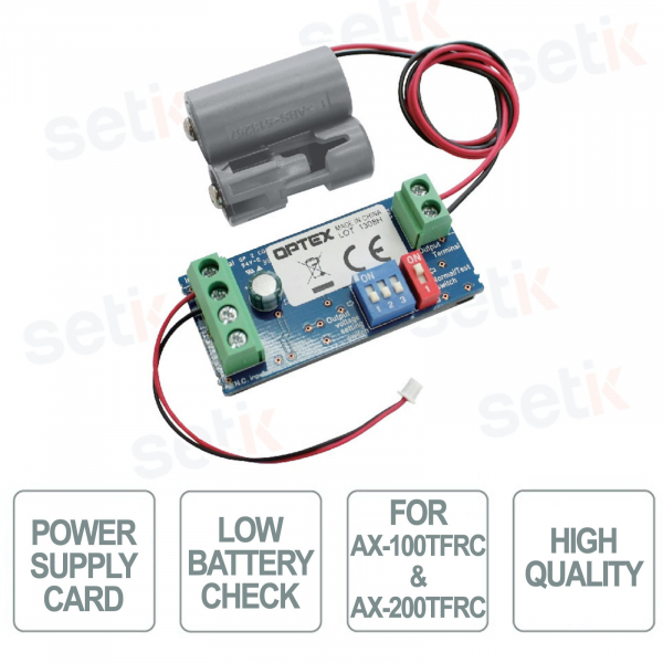 Low Battery Power and Control Board - Optex