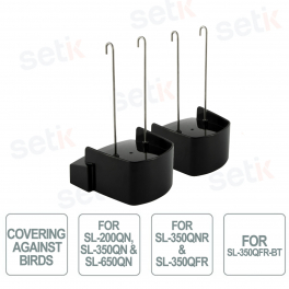 copy of Rilevatore PIR doppio fascio filare da esterno 12x12mt - IP54 - Setik