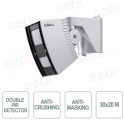 Dual PIR detector with anti-creep and anti-masking zone for outdoor use 30x20m - Optex