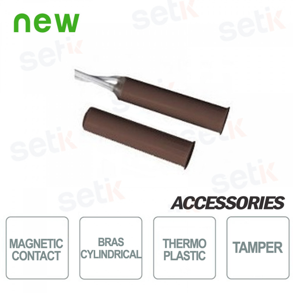 Cylindrical Magnetic Contact in Thermoplastic 2M Brown - CSA