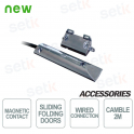 Aluminium contact for 2 meter overhead doors - CSA