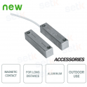 Wall-mounted power contact - Aluminum