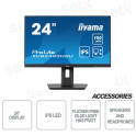 IIYAMA ProLite 24'' IPS LED Monitor - Speakers - HAS-PIVOT - B7