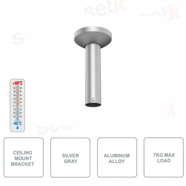 PFB300C-SG - Dahua - Staffa pendente per montaggio a soffitto - In lega di alluminio - Max. 7Kg di carico