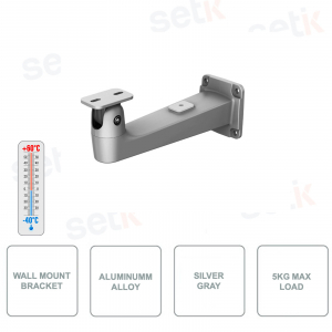 PFB605W-SG - Dahua - Staffa a parete - Max. 5 Kg - In lega di alluminio - Grigio argentato