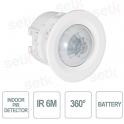 Indoor PIR Detector IR 6m 360° Battery Operated - Optex