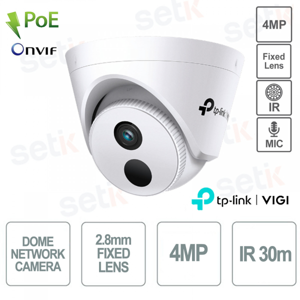 Caméra dôme à vision nocturne TP Link VIGI C440I (2,8 mm) 4 MP