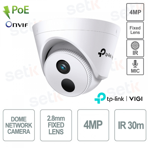 Telecamera Dome TP Link VIGI C440I(2.8mm) 4MP Zoom Visione Notturna