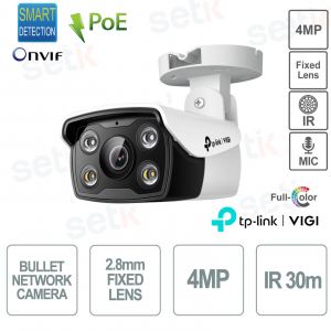 Telecamera Bullet TP Link C340 ViGi 4MP Zoom Full Color Visione Notturna