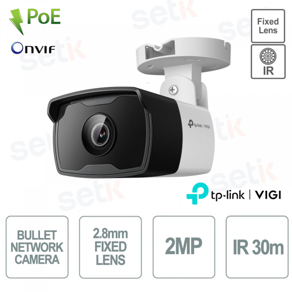 Caméra Bullet extérieure TP Link VIGI C320I (2,8 mm) 2 MP IR 30 m IP67 Vision nocturne
