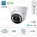 Telecamera Dome TP Link InSight S485(2.8mm) ViGi 8MP 2.8mm Esterna Full Color Visione Notturna