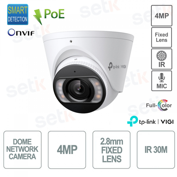 TP Link InSight S445(2.8mm) ViGi 4MP 2.8mm External Full Color Night Vision Dome Camera