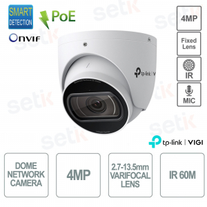 TP Link InSight S445ZI ViGi 4MP 2.7-13.5mm Outdoor Night Vision IP67 & IK10 Dome Camera