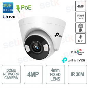 Caméra dôme TP Link VIGI C440 (4 mm) 4 MP 4 mm à vision nocturne couleur