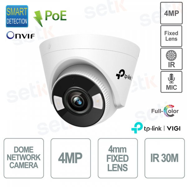Caméra dôme TP Link VIGI C440 (4 mm) 4 MP 4 mm à vision nocturne couleur