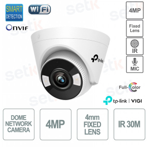 Telecamera Dome TP Link C440-W ViGi 4MP 4mm WI-FI Full Color Visione Notturna