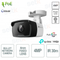 Telecamera Bullet da esterno TP Link C340I ViGi 4MP 4mm IR 30m IP67 Visione Notturna