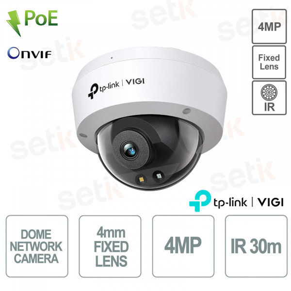 TP Link VIGI C240I(4mm) 4MP 4mm Night Vision IP67 Dome Camera