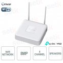 NVR Network TP Link 8 Channel ViGi HDMI 8MP Wi-Fi H.265+ 1 x SATA