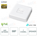 NVR Network TP Link 4 channels PoE+ VIGI NVR1104H-4P NVR1104H-4P 8MP 4K HDMI H.265+ 1 x SATA