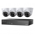 TP Link ViGi kit 4 4MP Full Color cameras + 4 channel PoE+ NVR