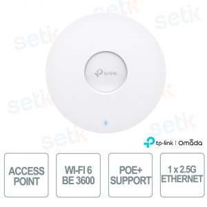 TP-Link Omada EAP660 HD Access Point WiFi 6 AX3600 per Reti Aziendali ad Alta Densità