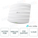 TP-Link Omada EAP110 Access Point Indoor Wireless N300 per Reti Aziendali ad Alta Densità