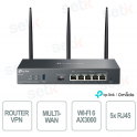 Routeur VPN multi-WAN Omada ER706W de TP-Link - Wi-Fi 6 AX3000