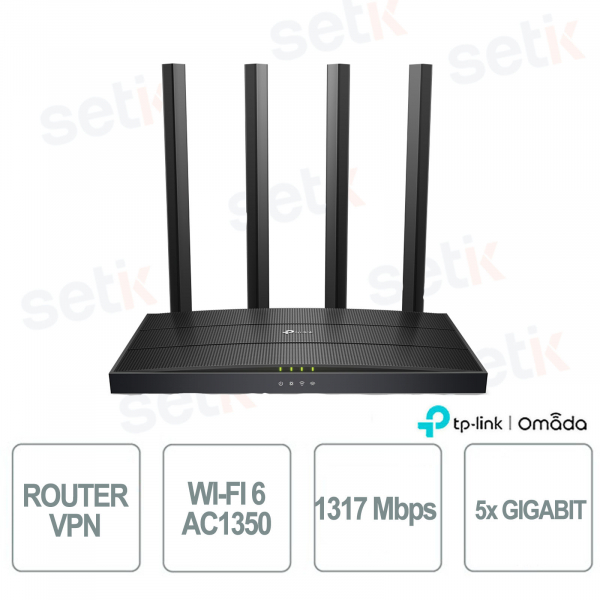 Routeur VPN Gugabit Omada ER605W de TP-Link - Wi-Fi 6 AC1350