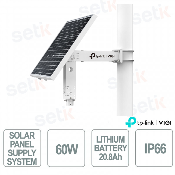 Système d'alimentation solaire intelligent VIGI SP6020 - 60 W / 20,8 Ah - IP66 - TP-link