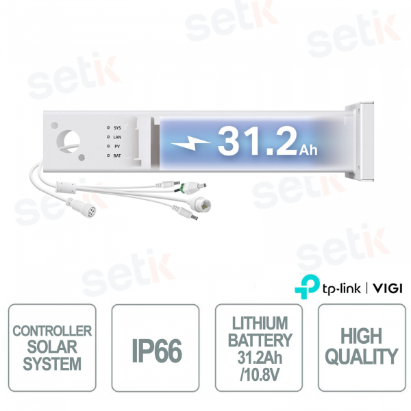 Controller del sistema solare VIGI PS30 - 31.2Ah/10.8V - IP66 - TP-link