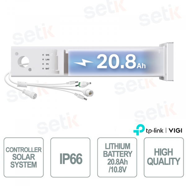 Controller del sistema solare VIGI PS20 - 20.8Ah/10.8V - IP66 - TP-link