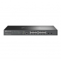 TP-Link Omada SG3218XP-M2 Switch con 16 Porte 2.5G, 2 Porte 10GE SFP+ e 8 Porte PoE+ - Managed L2+