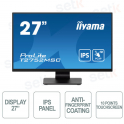 T2752MSC-B1AG - 27 Inch IPS Scratch Resistance Touchscreen Monitor - Full HD - Speakers