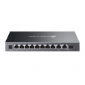 Commutateur Gigabit 10 ports TP-Link Omada ES210GMP avec 8 ports PoE+ - Gestion facile