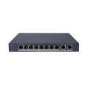 Hikvision Smart Switch 8 ports 10/100 Mbps PoE + 2 Gigabit RJ45