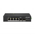 Commutateur réseau Gigabit PoE 4 ports + commutateur réseau fibre optique Gigabit 2 ports - Hikvision