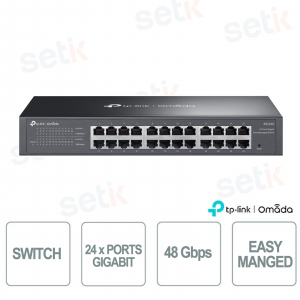 TP-Link Omada ES224G Switch con 24 porte Gigabit - Easy Managed