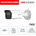 Caméra Bullet IP POE IR 4MP 4 mm Technologie H.265+ Darkfighter - Hikvision