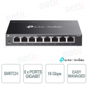 Commutateur Gigabit 8 ports TP-Link Omada ES208G - Gestion facile