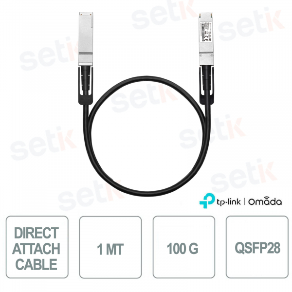 TP-Link Omada SM9220-1M 1m 100G Direct Connect Cable - QSFP28