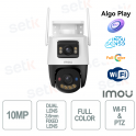 Cruiser Dual Lens 2 Wireless IP Camera 10MP 3K Full Color 3.6mm PTZ and WI-FI - Imou