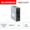 Alimentation industrielle 48 V 240 W sur rail DIN - DRL-48V240W1EN - Hikvision