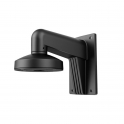 Staffa di montaggio a parete in lega di alluminio per telecamere Dome con piastra di adattamento - colore nero - HIKVISION