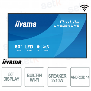 copy of MONITOR IIYAMA 50 POLLICI RISOLUZIONE 4K UHD