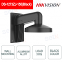 Staffa di montaggio a parete per telecamere dome in lega di alluminio - colore nero - Hikvision
